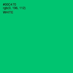 #00C470 - Malachite Color Image