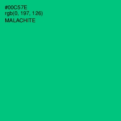 #00C57E - Malachite Color Image