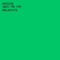 #00C668 - Malachite Color Image