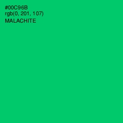 #00C96B - Malachite Color Image