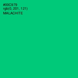 #00C979 - Malachite Color Image