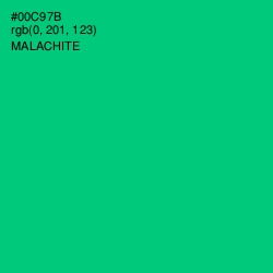 #00C97B - Malachite Color Image