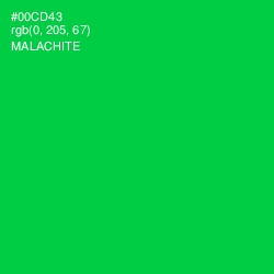 #00CD43 - Malachite Color Image