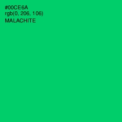 #00CE6A - Malachite Color Image