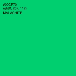 #00CF70 - Malachite Color Image