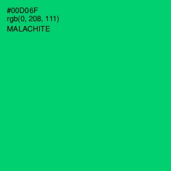 #00D06F - Malachite Color Image