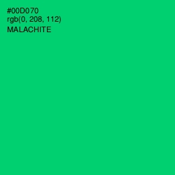 #00D070 - Malachite Color Image