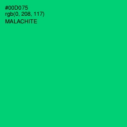 #00D075 - Malachite Color Image