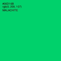 #00D16B - Malachite Color Image