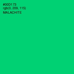 #00D173 - Malachite Color Image