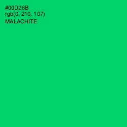 #00D26B - Malachite Color Image