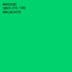 #00D26D - Malachite Color Image