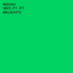 #00D361 - Malachite Color Image