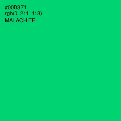 #00D371 - Malachite Color Image