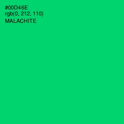 #00D46E - Malachite Color Image