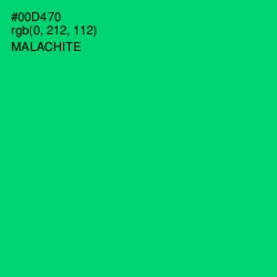 #00D470 - Malachite Color Image