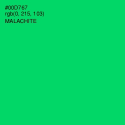 #00D767 - Malachite Color Image