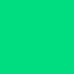 #00DC80 - Caribbean Green Color Image