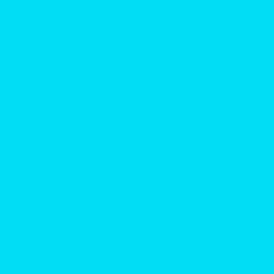 #00DEF4 - Bright Turquoise Color Image