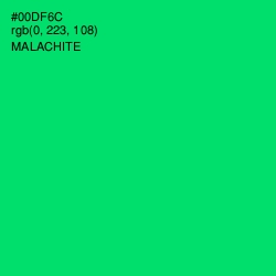 #00DF6C - Malachite Color Image