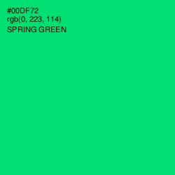 #00DF72 - Spring Green Color Image