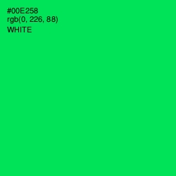 #00E258 - Malachite Color Image