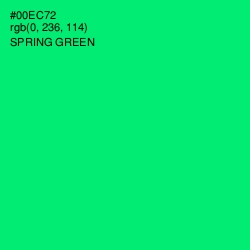 #00EC72 - Spring Green Color Image