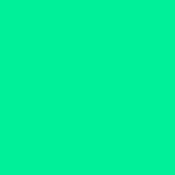 #00F09A - Caribbean Green Color Image