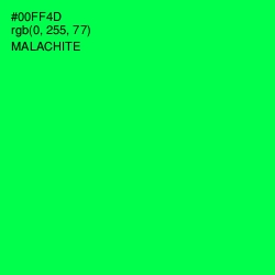 #00FF4D - Malachite Color Image