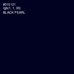 #010121 - Black Pearl Color Image