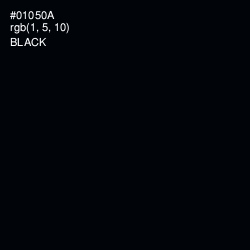 #01050A - Black Color Image