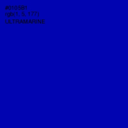 #0105B1 - Ultramarine Color Image