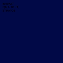 #010A47 - Stratos Color Image