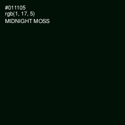 #011105 - Midnight Moss Color Image