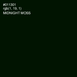 #011301 - Midnight Moss Color Image