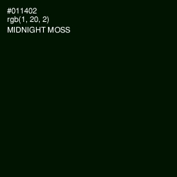 #011402 - Midnight Moss Color Image