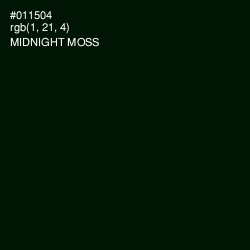 #011504 - Midnight Moss Color Image