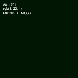 #011704 - Midnight Moss Color Image