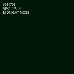 #011708 - Midnight Moss Color Image