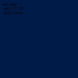 #011B48 - Deep Cove Color Image