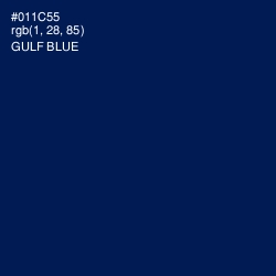 #011C55 - Gulf Blue Color Image