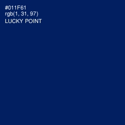 #011F61 - Lucky Point Color Image