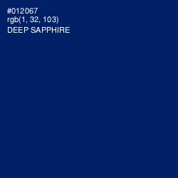 #012067 - Deep Sapphire Color Image