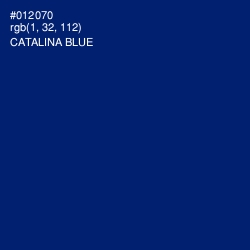 #012070 - Catalina Blue Color Image