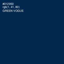 #012950 - Green Vogue Color Image