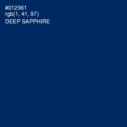 #012961 - Deep Sapphire Color Image