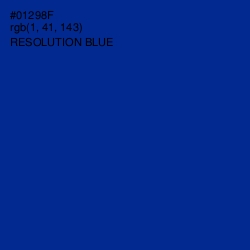 #01298F - Resolution Blue Color Image