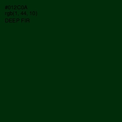 #012C0A - Deep Fir Color Image