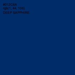 #012C6A - Deep Sapphire Color Image