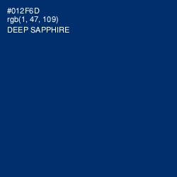 #012F6D - Deep Sapphire Color Image